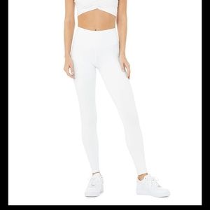 Alo High Waist Airbrush Legging in White